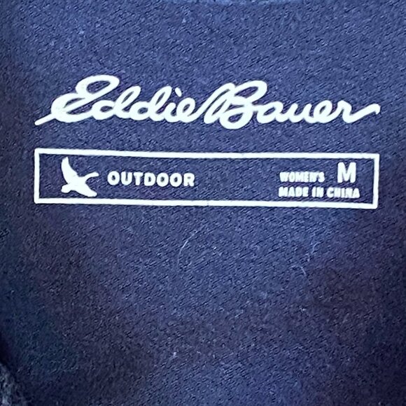 Eddie Bauer Outdoor Navy Blue Polo Shirt Sz M #347L - Picture 7 of 8